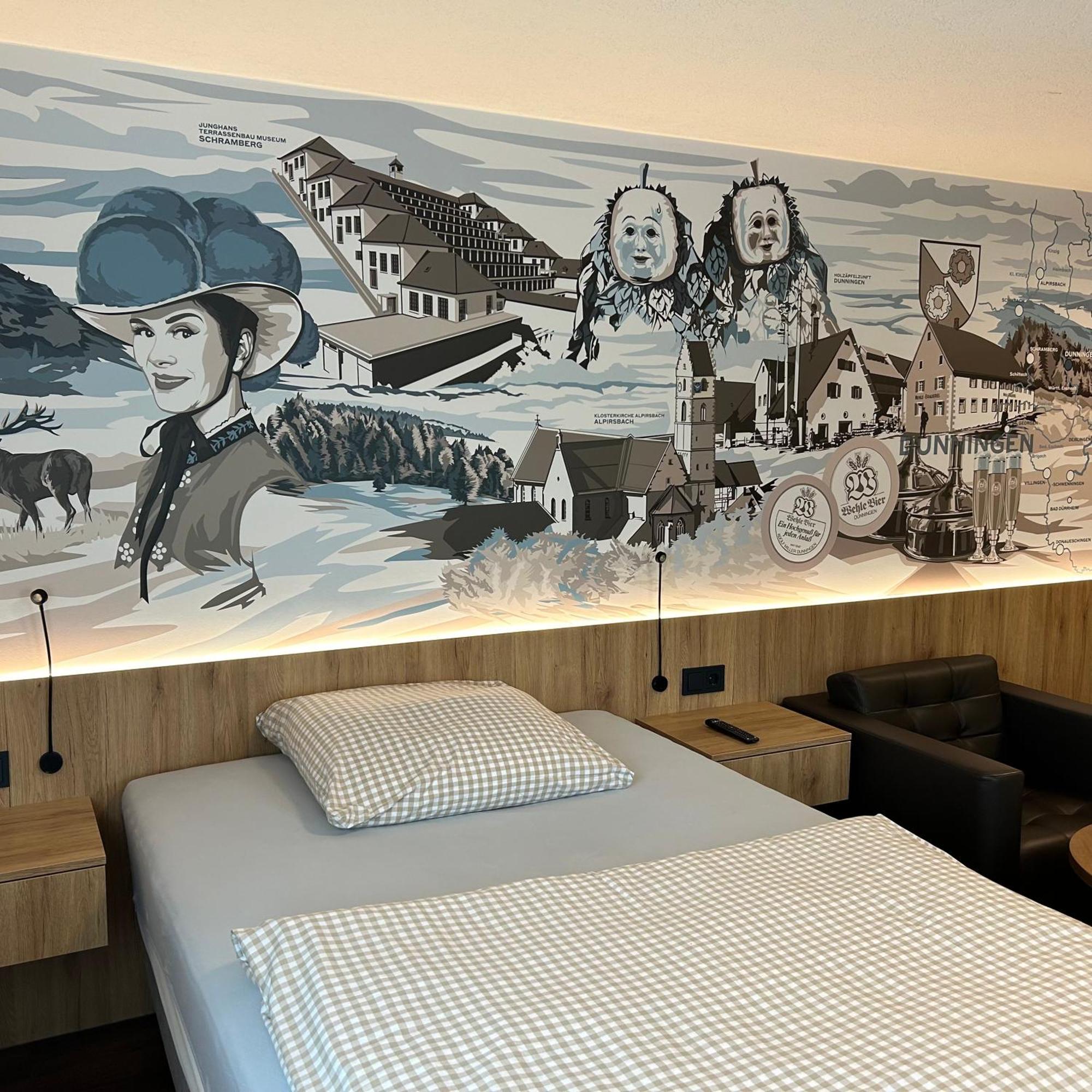 Braustube Wehle Hotel Dunningen ภายนอก รูปภาพ